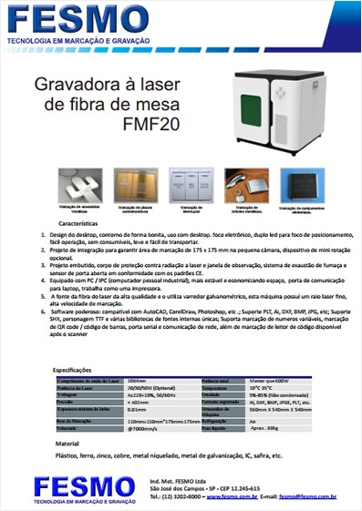 Catálogo Diverso - Laser FMF20