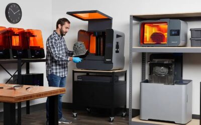 Estereolitografia em impressora 3D de Resina Formlabs