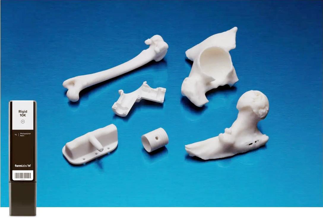 Materiais SLA de impressão 3D para área de saúde | Resina Rígida 10K