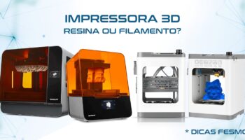 Impressoras 3D de resina ou filamento | Como funcionam e qual utilizar