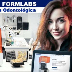 Impressora 3D Form 3B+ da Formlabs e seu uso na área odontológica e suas aplicações
