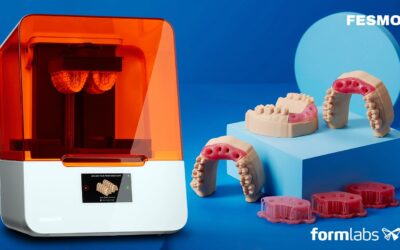 Impressora 3D de resina Form 3B Formlabs tecnologia SLA para área odontológica