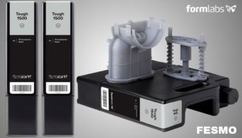 Resina Tough 1500 Formlabs | Impressão de materiais rígidos e flexíveis certificados para contato com a pele