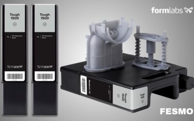 Resina Tough 1500 Formlabs | Impressão de materiais rígidos e flexíveis certificados para contato com a pele