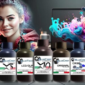 Resina Bluecast | Compatível com impressoras 3D SLA da Formlabs