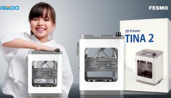 Tina 2 da Weedo: Impressão 3D de Filamento 100% amigável para iniciantes e crianças