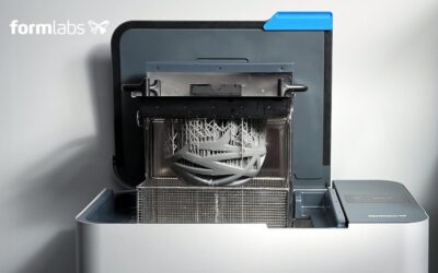 Guia para o Pós-processamento de Peças Impressas em 3D com Tecnologia SLA Formlabs