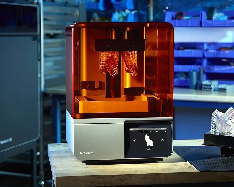 Manutenção e Suporte em Impressoras 3D formlabs