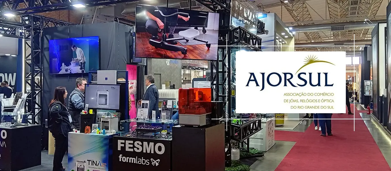 Ajorsul Fair Mercoóptica 2025 | FESMO apresenta soluções em impressão 3D no evento Ajorsul Fair Mercoóptica 2025 | FESMO apresenta soluções em impressão 3D no evento