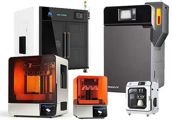 Venda de impressoras 3D: formlabs - Mingda - Weedo - Solidscape