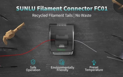 SUNLU FC01 | Emendadora por fusão, soldável a filamentos de 1,75 mm de PLA, ABS, PETG, PCL, PA e PC