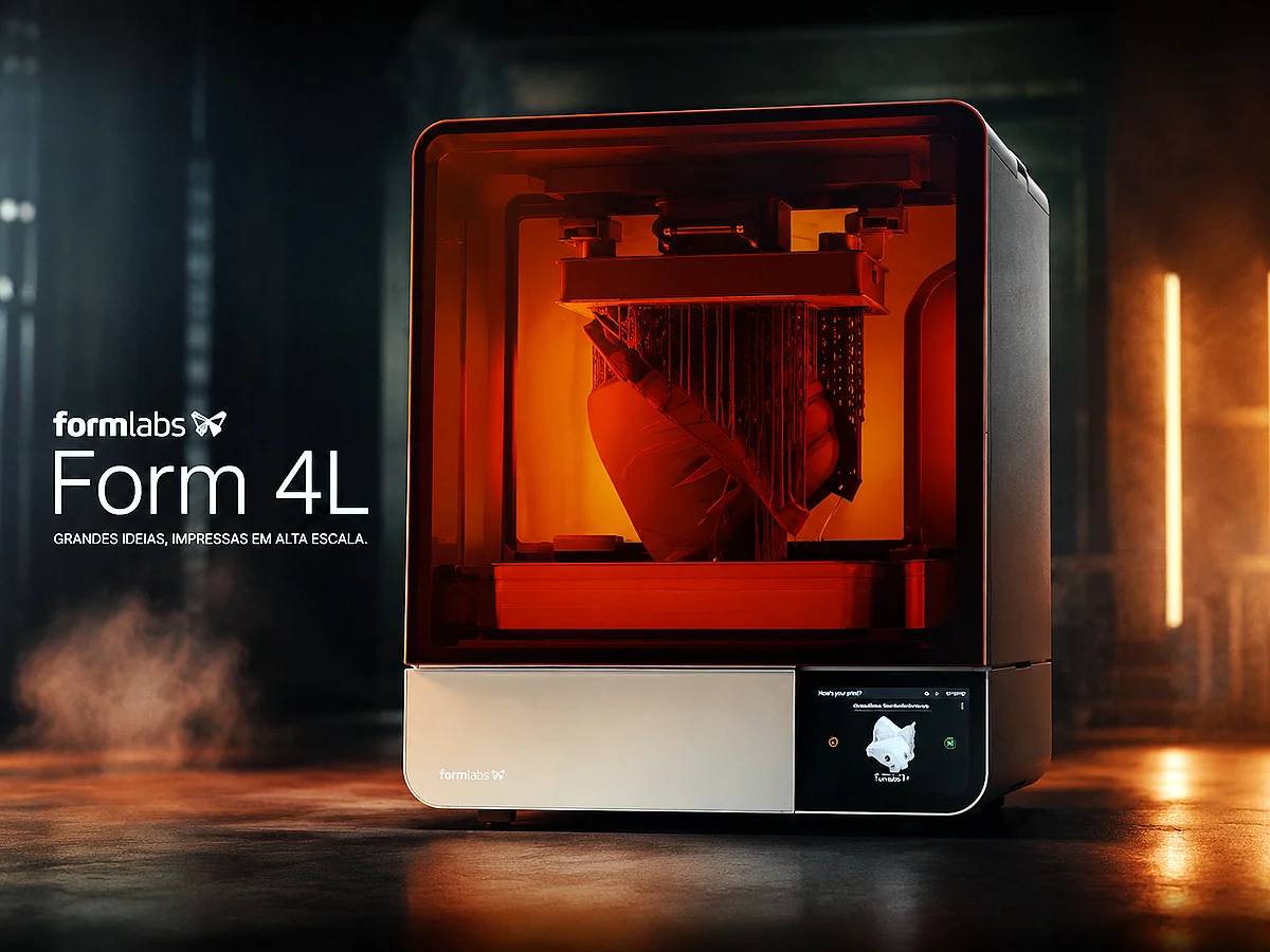 Form 4L da Formlabs: Impressora 3D de Resina que está mudando o jogo da Prototipagem e Produção