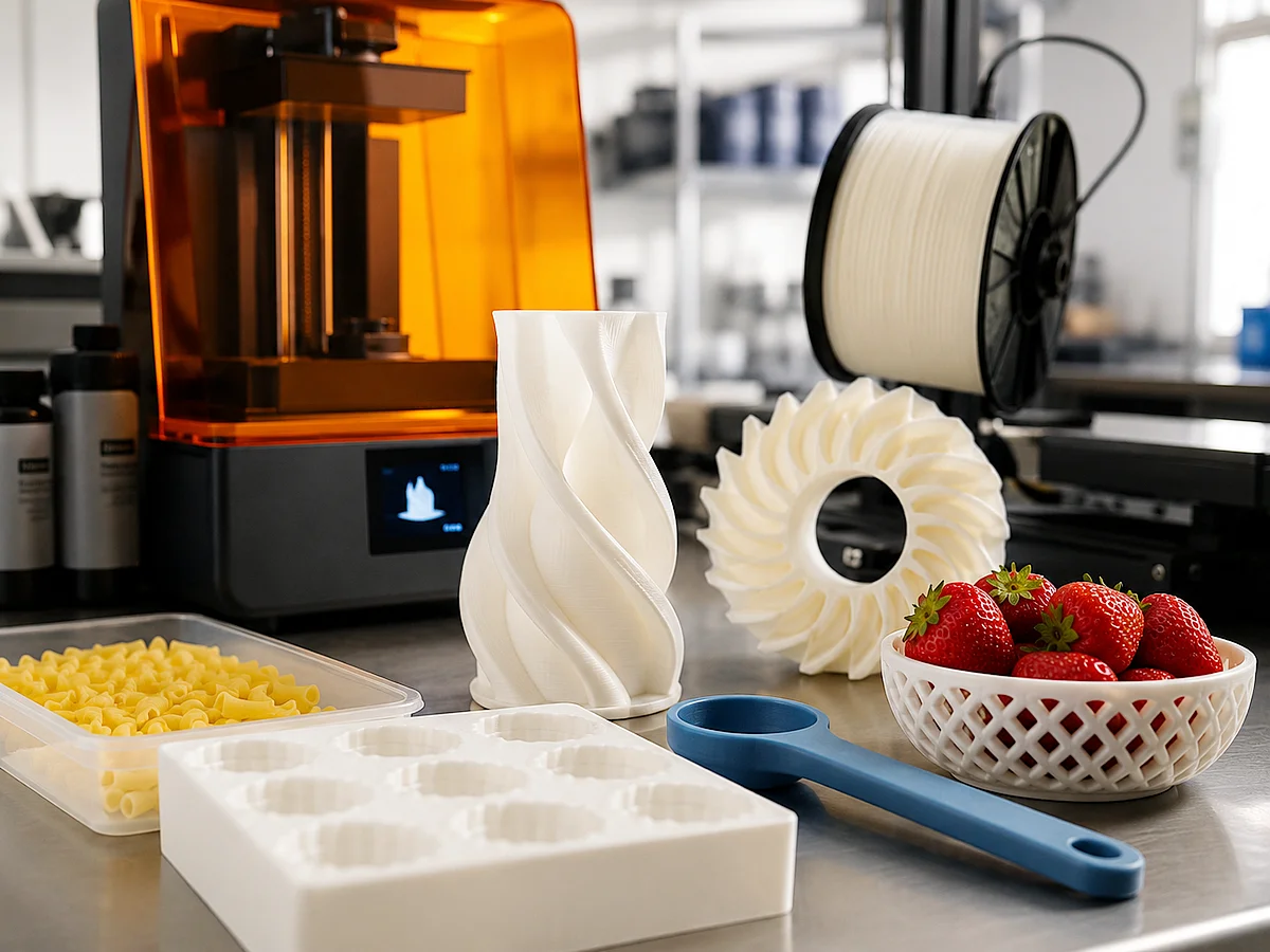 Impressão 3D Segura para Alimentos: Regulamentações, Tecnologias e Materiais
