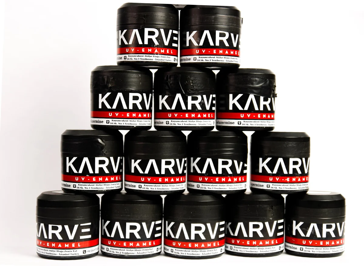 KARVE: Cerâmica UV para Joias com Alta Precisão, Brilho Intenso e Cura Rápida