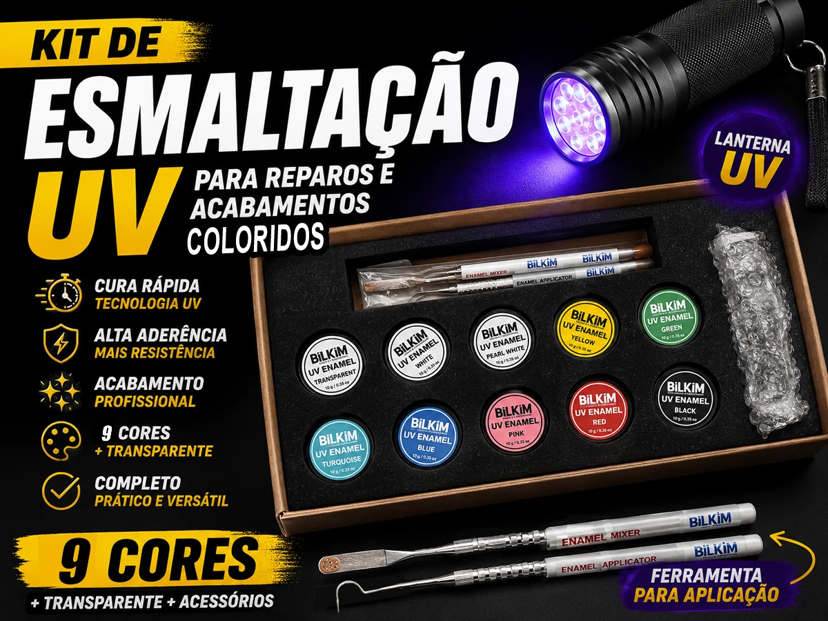Kit BILKIN | Para reparos e acabamentos Coloridos