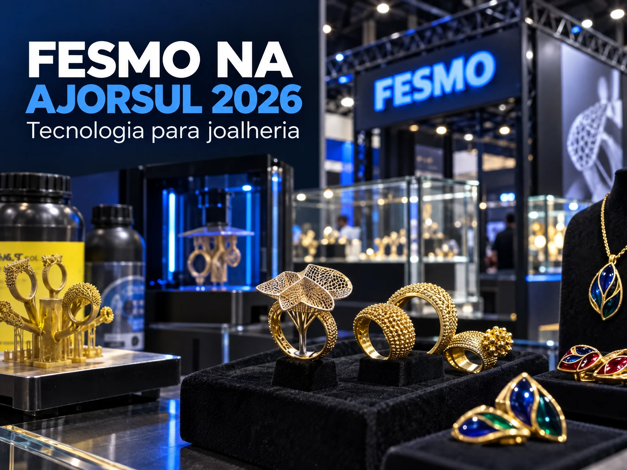Fesmo participa da Ajorsul 2026 com soluções para transformar a produção de joias Fesmo participa da Ajorsul 2026 com soluções para transformar a produção de joias
