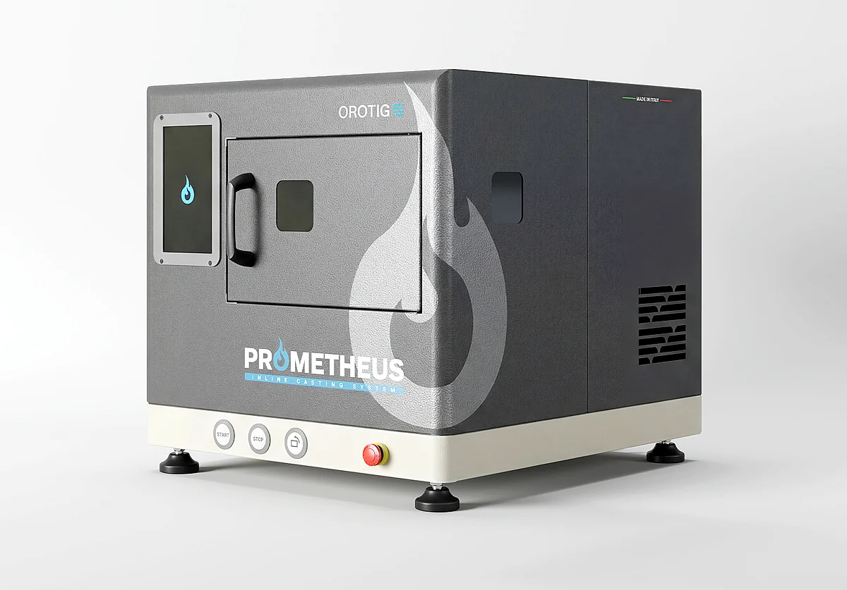OROTIG Prometheus: precisão e autonomia na microfusão de metais preciosos OROTIG Prometheus: precisão e autonomia na microfusão de metais preciosos